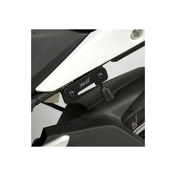 R&G Rear Foot Rest Blanking Plates for the Honda CBR250R ('11-) and WK SP250 /125/50 models.